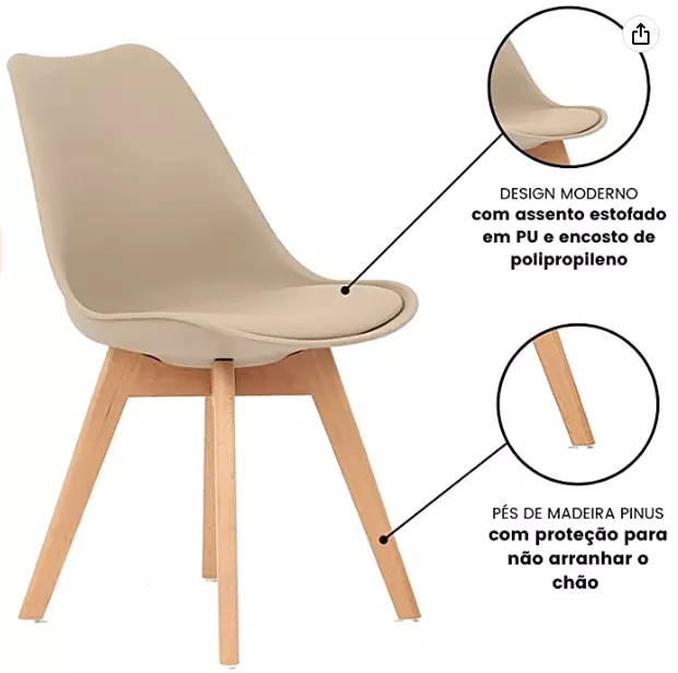Como combinar as cadeiras com a mesa 2